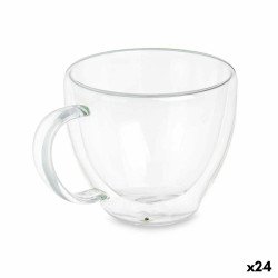 Kop Transparente Vidro de Borosilicato 140 ml (24 Unidades)