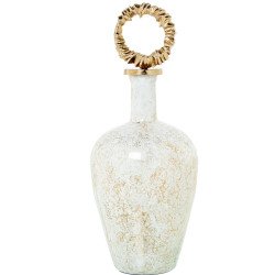 Vaso Alexandra House Living Dourado Cristal 26 x 65 cm