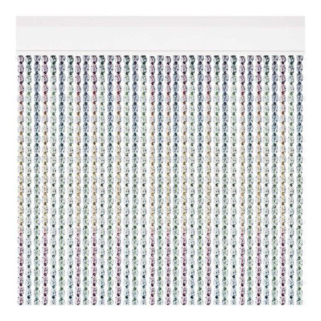 Cortina Acudam Cantabria Portas Multicolor Exterior Prateado PVC Alumínio 90 x 210 cm